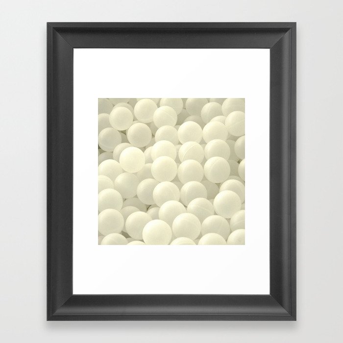 Ping Pong Framed Art Print