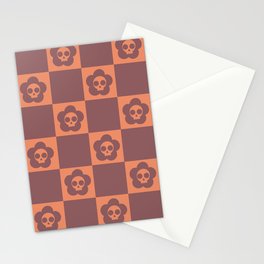 Poison Petals - Plum & Orange Stationery Card