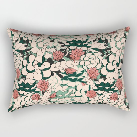 Agave Scculent Rectangular Pillow