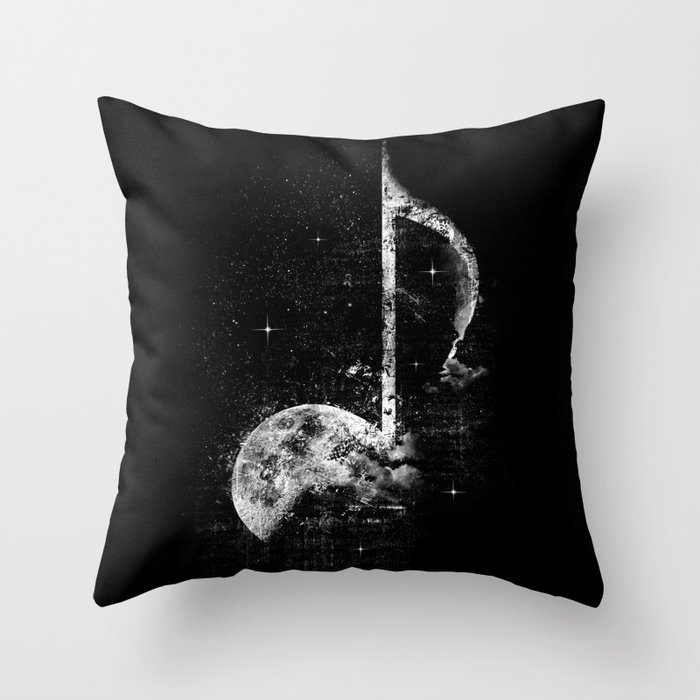 Melodie de la Lune Throw Pillow