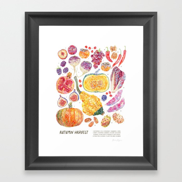 Autumn Harvest Framed Art Print