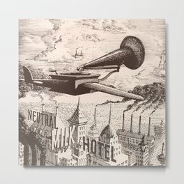 Neutral Milk Hotel - Box Set Artwork Metal Print | Cool, Boxsetartwork, Mangum, Albumcover, Drawing, Nmh, Indiefolk, Music, Indierock, Nineties 