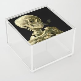 Vincent van Gogh - Skull of a Skeleton with Burning Cigarette Acrylic Box