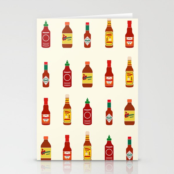 Hot Sauces Stationery Cards