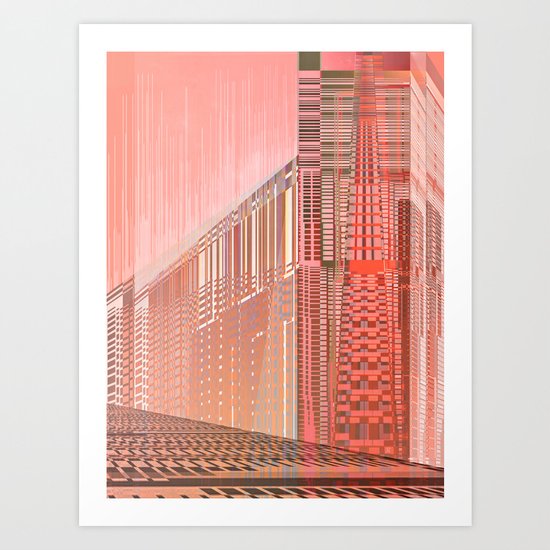Pinky Space / URBAN 25-07-16 Art Print