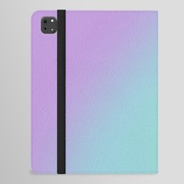 Muted Gradient in Purple to Mint iPad Folio Case