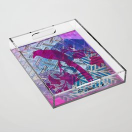 Beautiful Bird Acrylic Tray