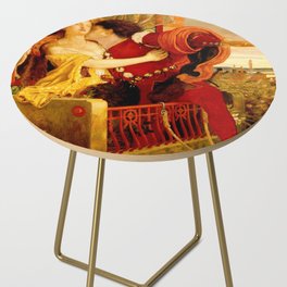 Romeo and Juliet by F. M. Brown Side Table