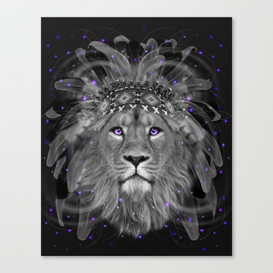 Don't Define Your World (Chief of Dreams: Lion) Tribe Series Canvas Print