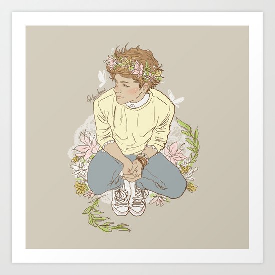 " The Sun-Kissed Boy " Art Print