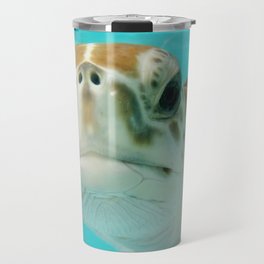 Mexico Photography - Sea Turtle In The Beautiful Water Travel Mug
