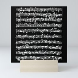 Bach Chaconne Solo Partita Violin Mini Art Print