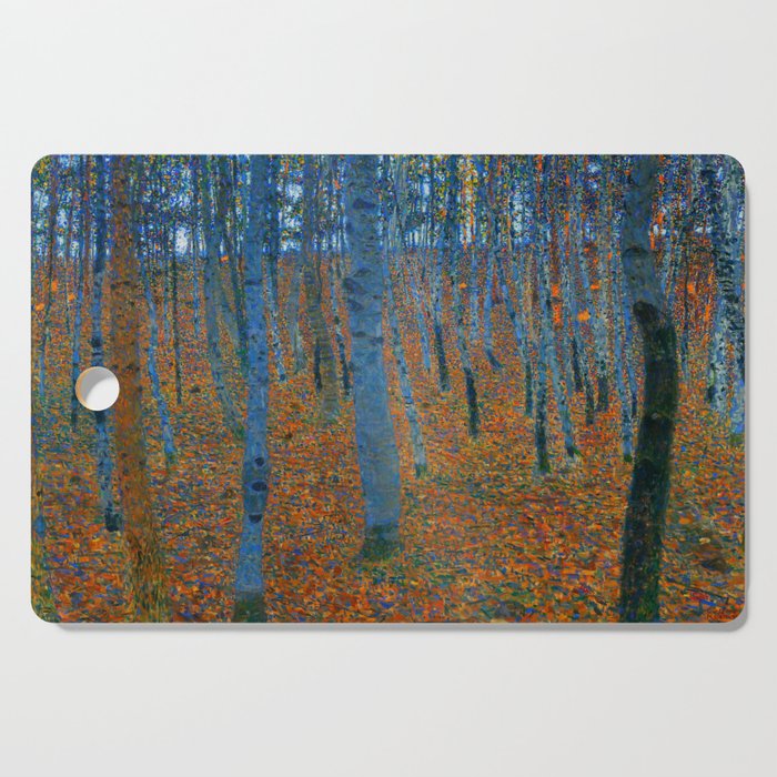 Gustav Klimt Beech Grove I  Cutting Board