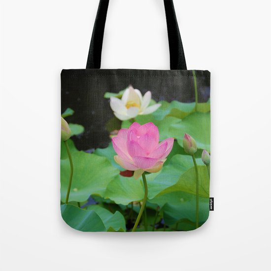 Lotus Blossom Flower 25 Tote Bag