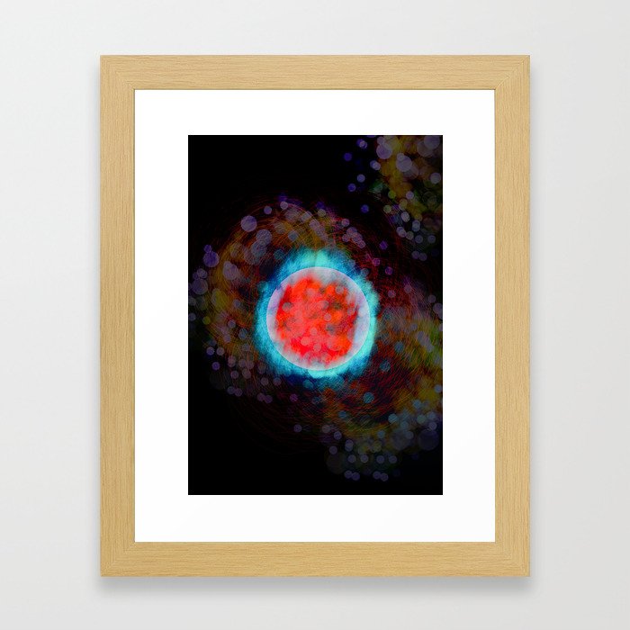 Red Ball Framed Art Print