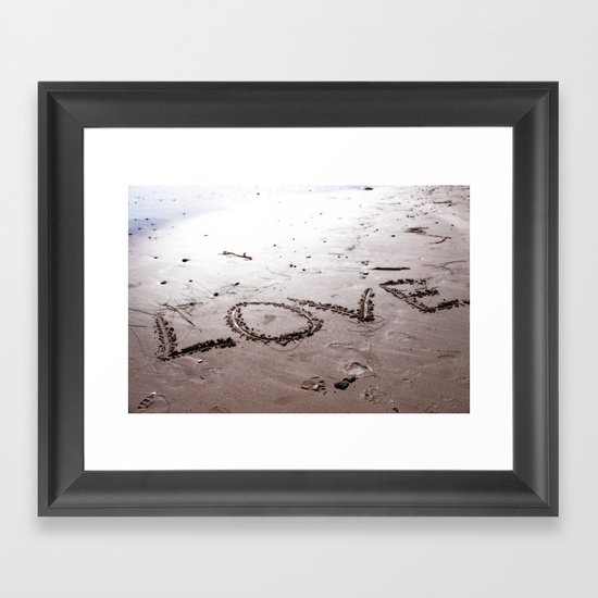 Love Framed Art Print