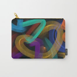 Modern Abstract 'To the Edge' Digital Painting Carry-All Pouch | Modern, Shapes, Walldecor, Digital, Graphicdesign, Art, Unframedart, Abstract, Wallart, Squareart 