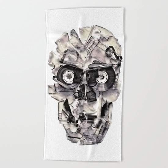 Home Taping Is Dead Beach Towel