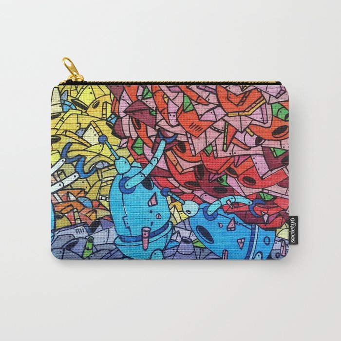 Grafitti Wall Carry-All Pouch
