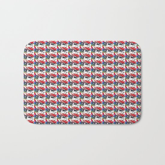 Fiery Palm Bath Mat