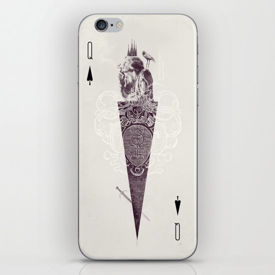 Queen of Spades iPhone & iPod Skin