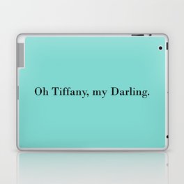 Oh ´Tiffany, my Darling. - turquoise Laptop Skin