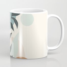 Azzurro Shapes No.53 Coffee Mug | Color, Shapes, Shape, Minimal, Minimalist, Art, Floral, Circle, Illustration, Watercolor 
