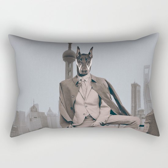Watchdog Rectangular Pillow