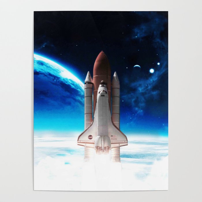 NASA Rocket Poster