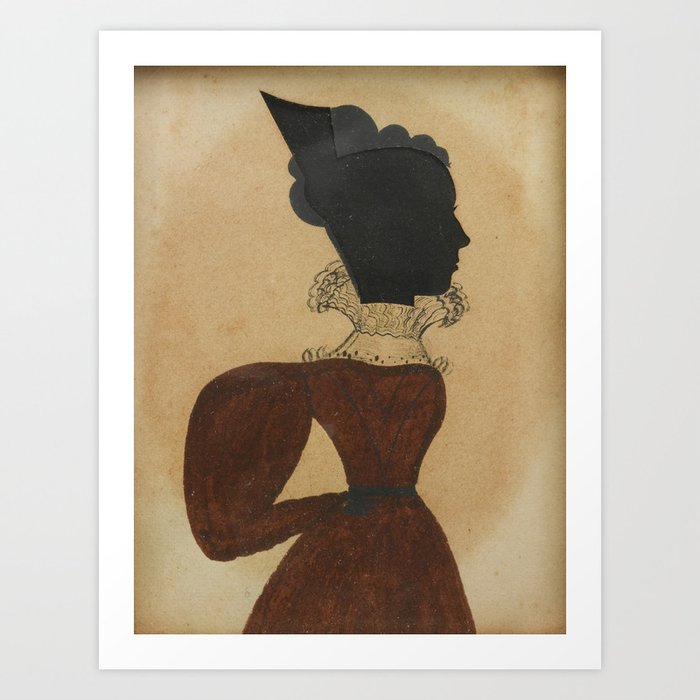 Ezra Wood The Puffy Sleeve Artist Active 1830 1831 Silhouette