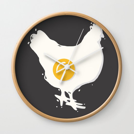 Fried Wall Clock