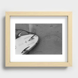 Surfboard Recessed Framed Print