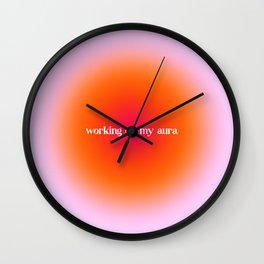Working On My Aura, SZA Love Galore Wall Clock