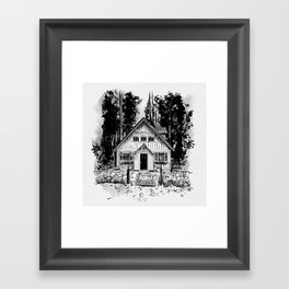 117A Strange Manor Framed Art Print