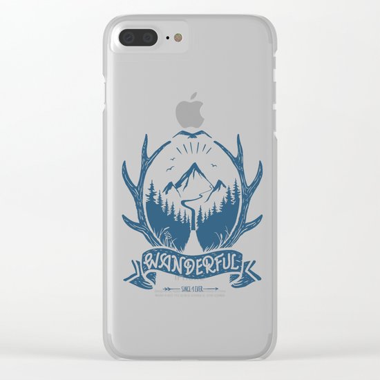 wanderful! Clear iPhone Case