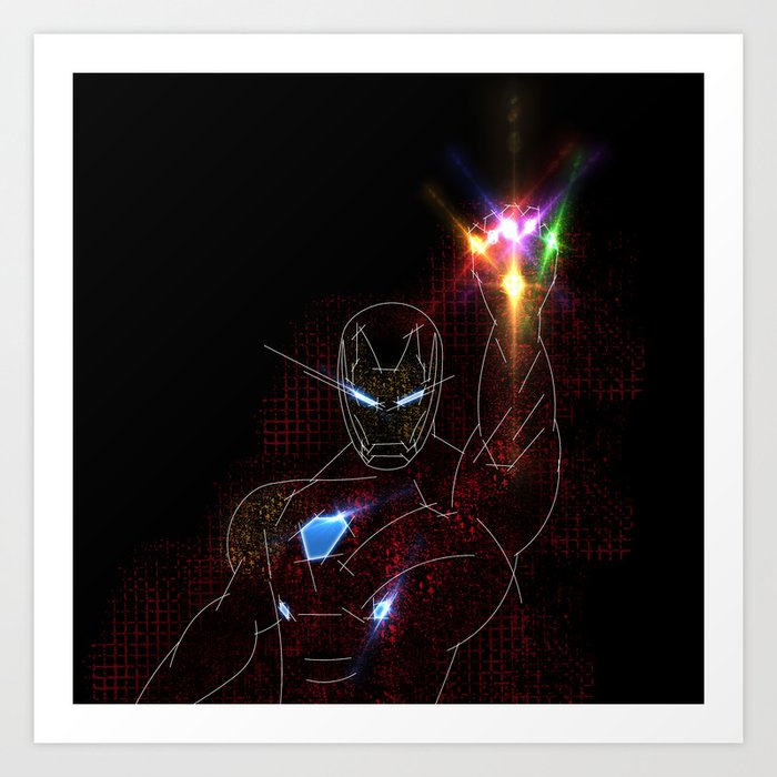 Infinity Gauntlet Art Print By Fantasylife Society6
