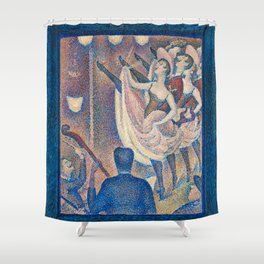 Le Chahut, The Can-Can by Georges Seurat Shower Curtain