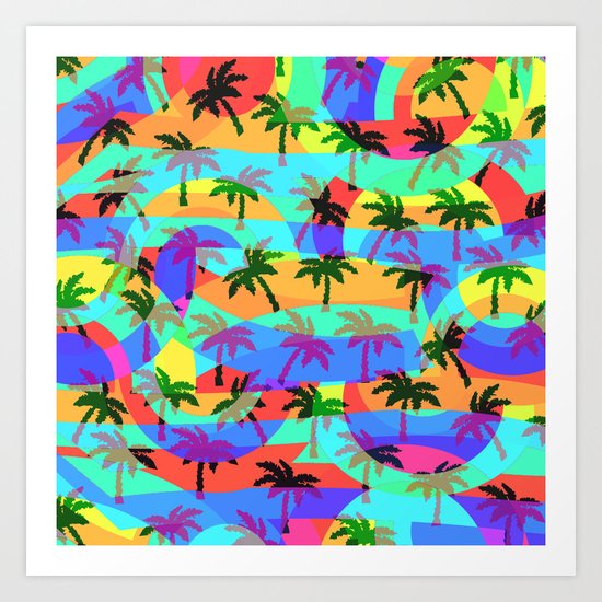 Tropical euphoria Art Print