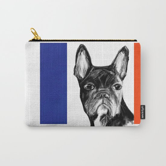 French Bulldog. The Totally French Version... Carry-All Pouch