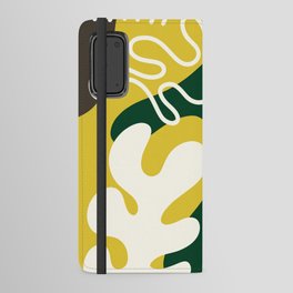 Abstract line shape fern 10 Android Wallet Case