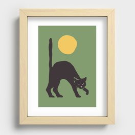 Angry Cat Recessed Framed Print