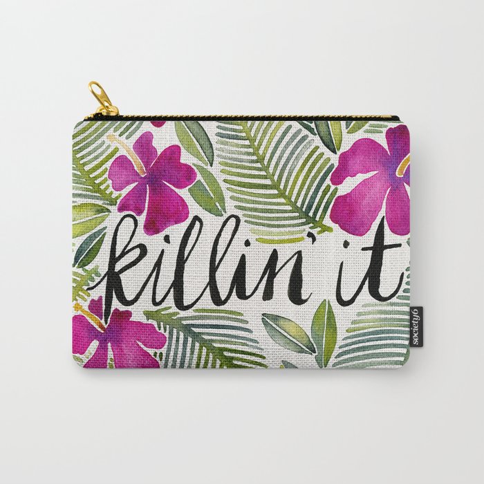 Killin' It – Tropical Pink Carry-All Pouch