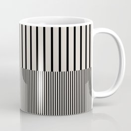 Stripes Pattern and Lines 1 in Creamy Grey Mug