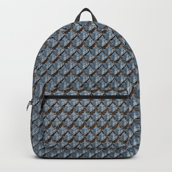 Silver Dragon Scales Backpack