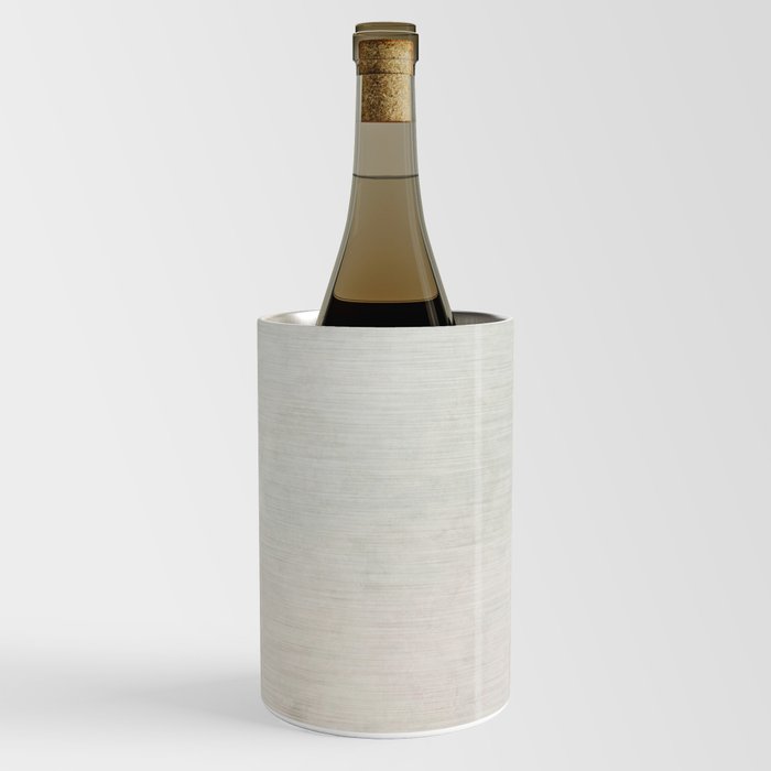 Abstract beige grey scrapbook Wine Chiller