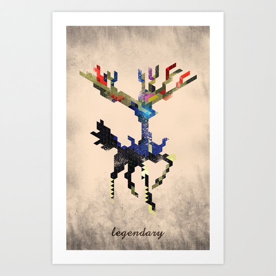 I Am Legendary X - Geometric Art Print