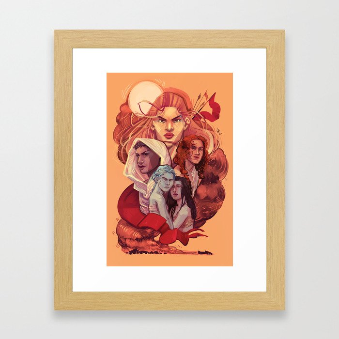 THE WIVES Framed Art Print