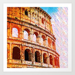 Colosseum, Rome Art Print