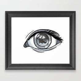 Ocean Eye Framed Art Print