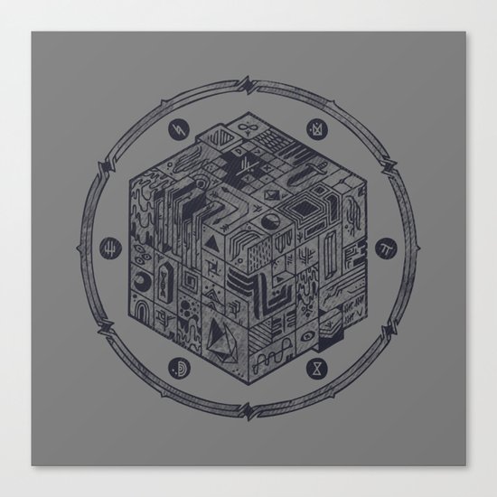The Folly of Time and Space, Explained Canvas Print